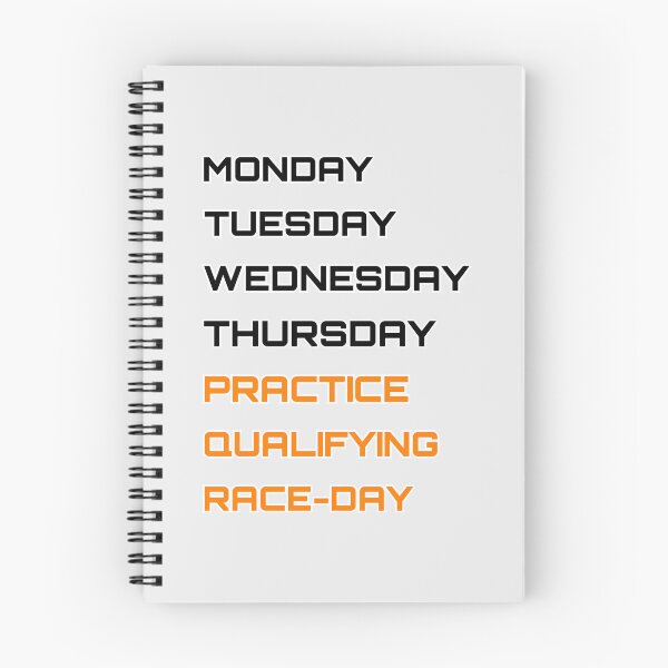 Item preview, Papaya - Days of the race week designed and sold by ClanRaeDesign.