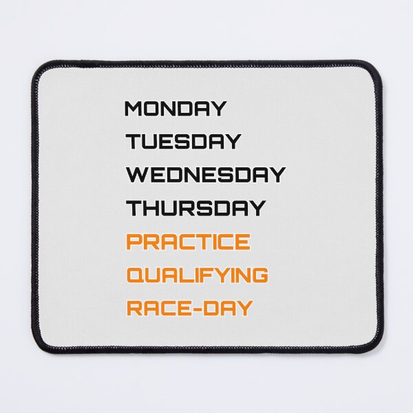 Item preview, Papaya - Days of the race week designed and sold by ClanRaeDesign.