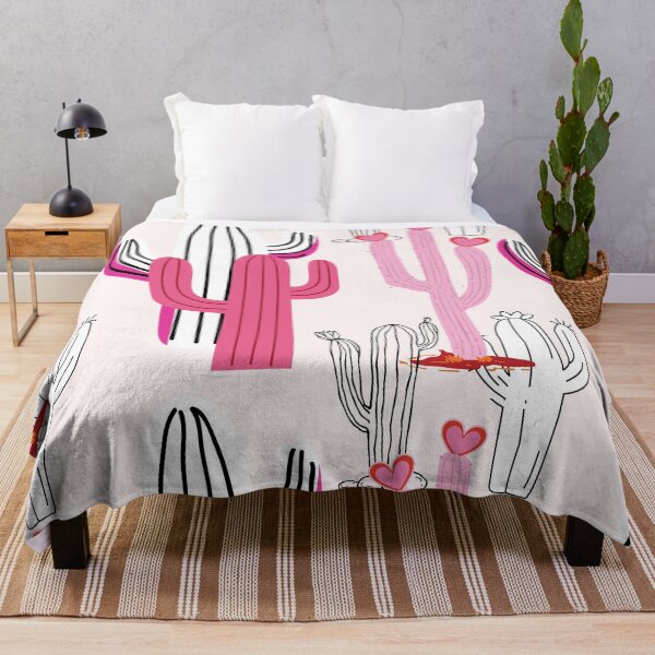 Item preview, Pink Cactus – Cheerful and Stylish Home Decor designed and sold by RitiDesigns.