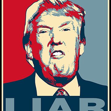 Artwork thumbnail, Trump Liar Poster T-shirt by EthosWear
