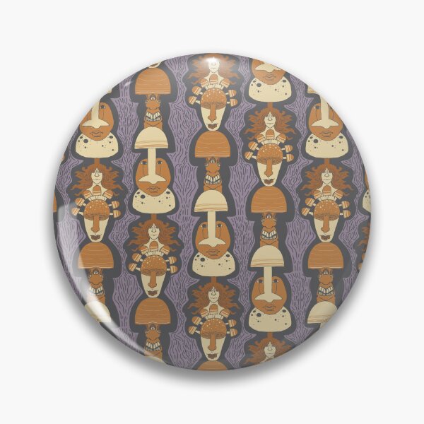 Item preview, Masked Mushroom Characters - Feeling Fungal designed and sold by Vibezgarden.
