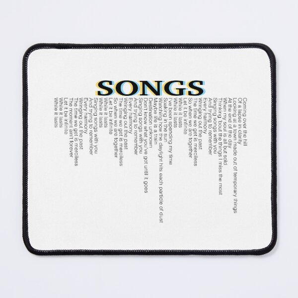 Item preview, SONGS designed and sold by Mysterious Goose .