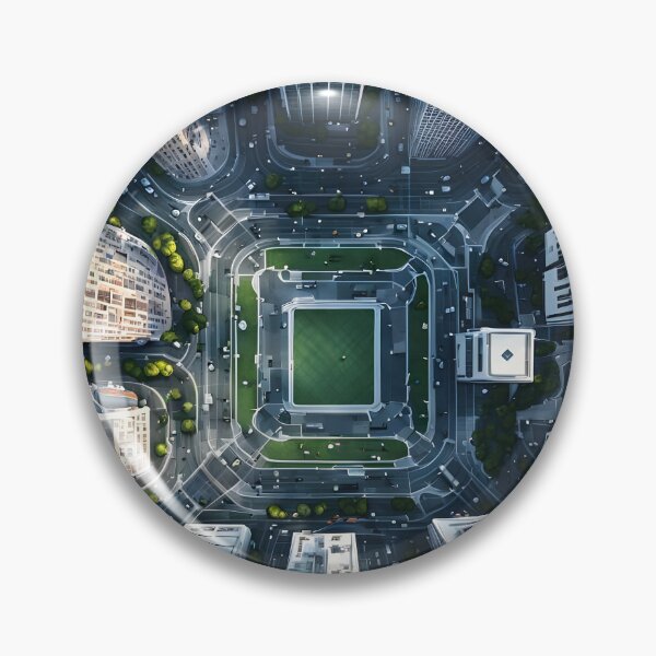 Item preview, Сity view from above designed and sold by PrintLabStudio.