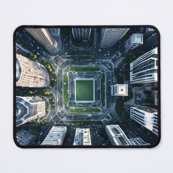 Item preview, Сity view from above designed and sold by PrintLabStudio.