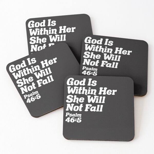 Item preview, God Is Within Her - Christian Quote Psalm 46:5 designed and sold by cidolopez.