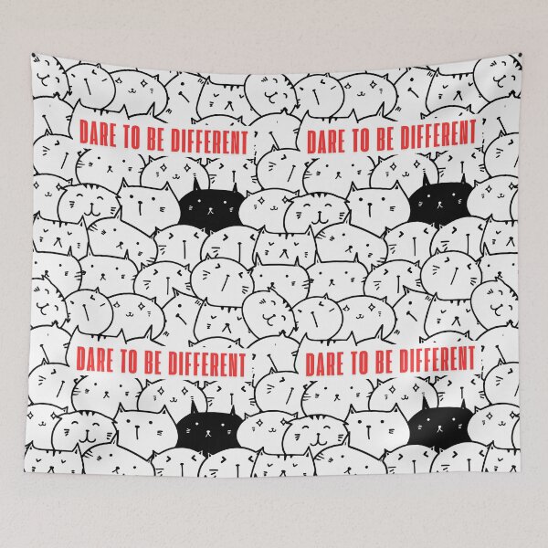 Item preview, DARE TO BE DIFFERENT designed and sold by Visual Arts Sławomir Grzanek.