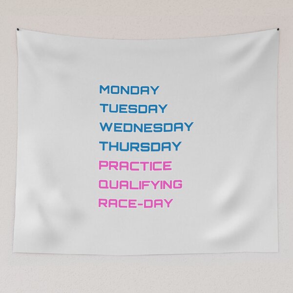 Item preview, Alpine - Days of the race week designed and sold by ClanRaeDesign.