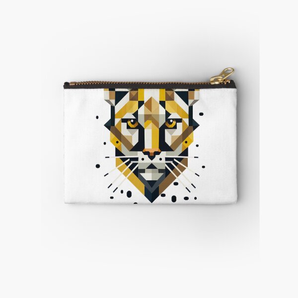 Item preview, Geometric elegance – big cat in abstract form designed and sold by Kisho.