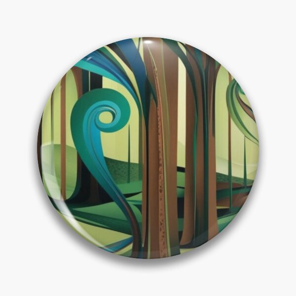 Item preview, Abstract Fantasy Forest designed and sold by Forest Aura Vibes.