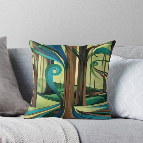 Item preview, Abstract Fantasy Forest designed and sold by Forest Aura Vibes.