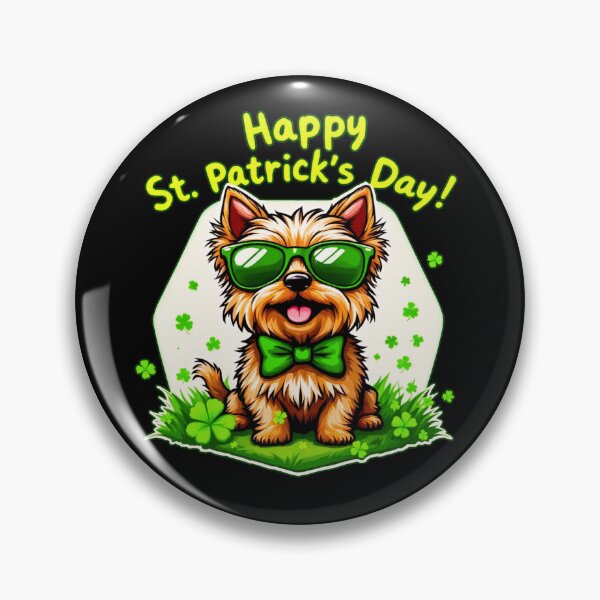 Item preview, St. Patrick’s Day Cairn Terrier 2 designed and sold by SteadyRolling.