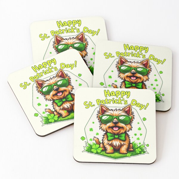 Item preview, St. Patrick’s Day Cairn Terrier 2 designed and sold by SteadyRolling.