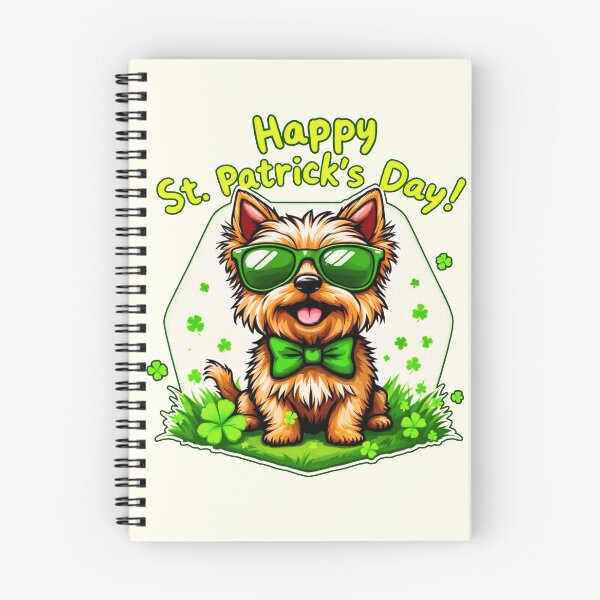 Item preview, St. Patrick’s Day Cairn Terrier 2 designed and sold by SteadyRolling.