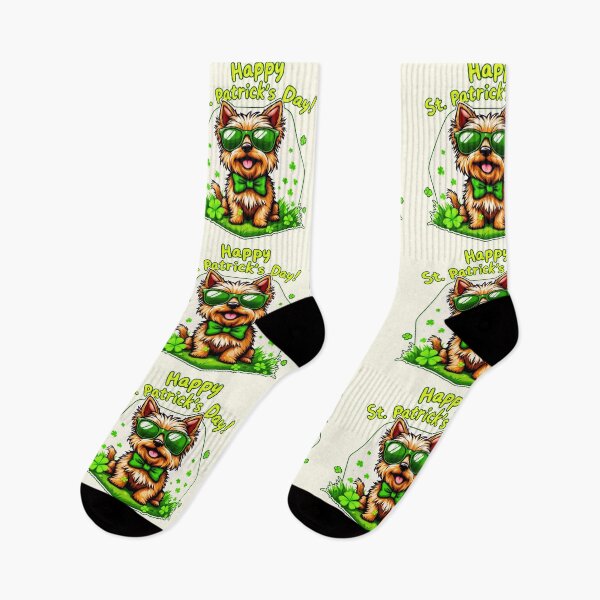 Item preview, St. Patrick’s Day Cairn Terrier 2 designed and sold by SteadyRolling.