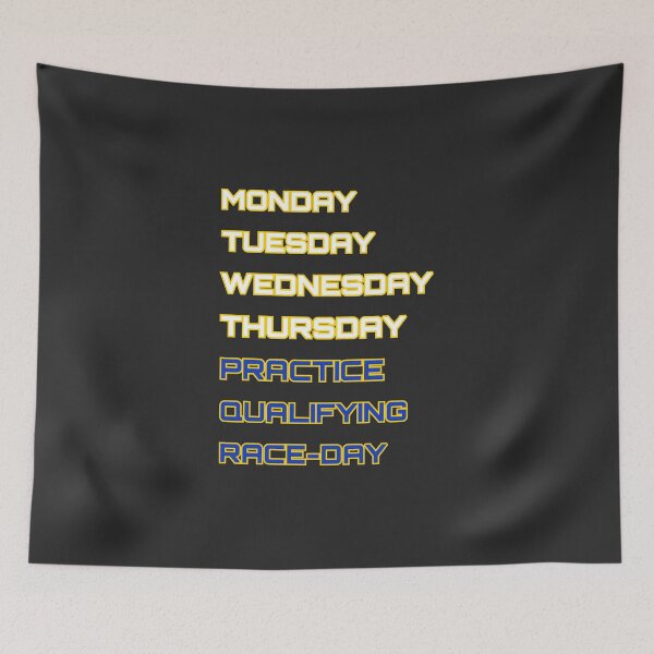 Item preview, Bulls - Days of the race week designed and sold by ClanRaeDesign.