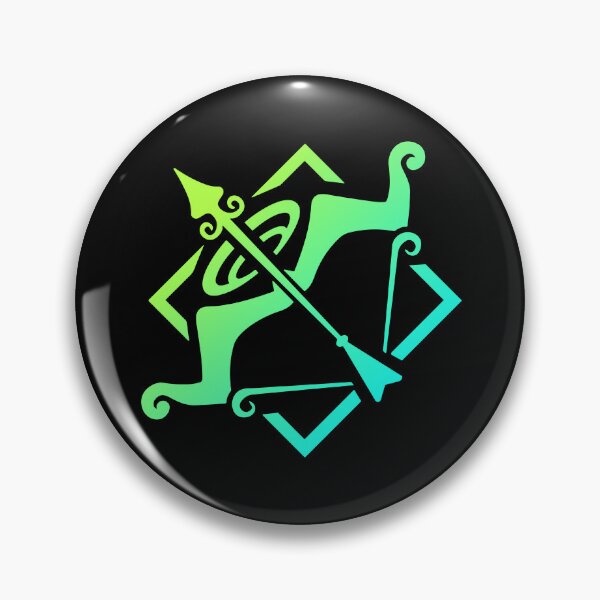 Item preview, Aloy Genshin Impact Character Neon Aestetic Symbol designed and sold by Kubala Designs.