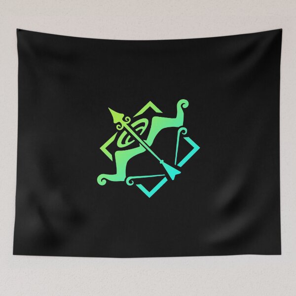 Item preview, Aloy Genshin Impact Character Neon Aestetic Symbol designed and sold by Kubala Designs.