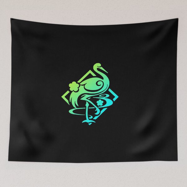 Item preview, Ayaka Genshin Impact Character Neon Aestetic Symbol designed and sold by Kubala Designs.