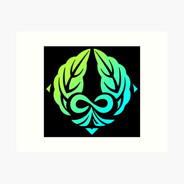 Item preview, Ayato Genshin Impact Character Neon Aestetic Symbol designed and sold by Kubala Designs.