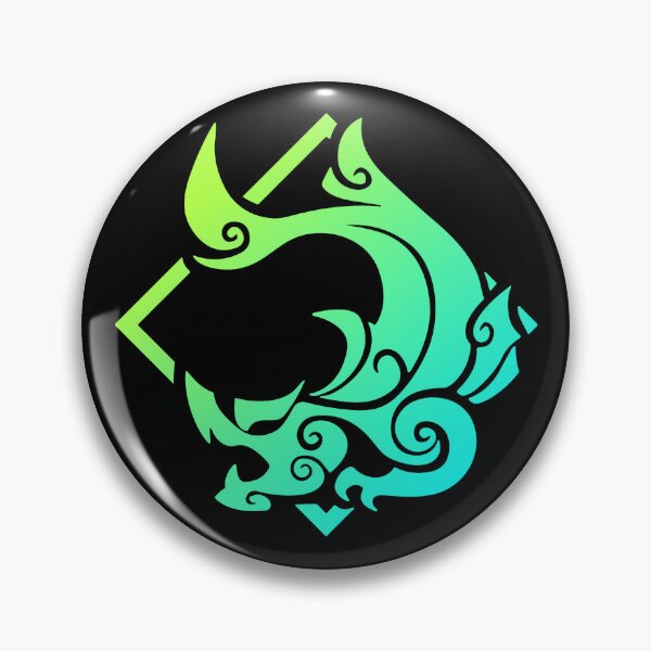 Item preview, Beidou Genshin Impact Character Neon Aestetic Symbol designed and sold by Kubala Designs.