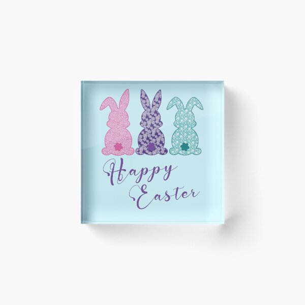 Item preview, Happy Easter: Trio of Lace Bunnies designed and sold by FaeryNuff.