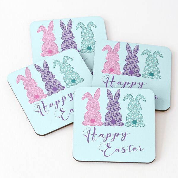 Item preview, Happy Easter: Trio of Lace Bunnies designed and sold by FaeryNuff.