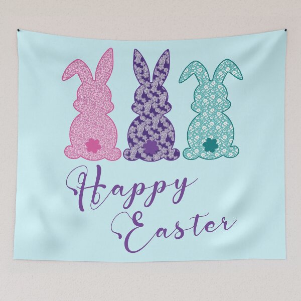 Item preview, Happy Easter: Trio of Lace Bunnies designed and sold by FaeryNuff.