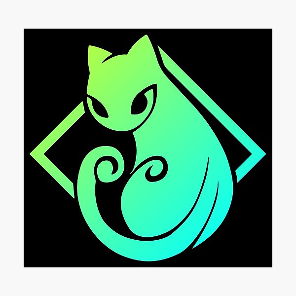 Item preview, Diona Genshin Impact Character Neon Aestetic Symbol designed and sold by Kubala Designs.