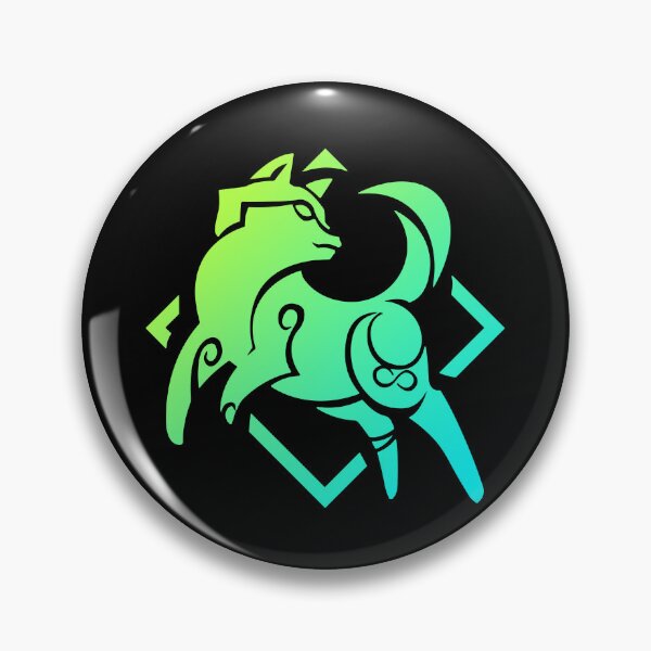 Item preview, Gorou Genshin Impact Character Neon Aestetic Symbol designed and sold by Kubala Designs.
