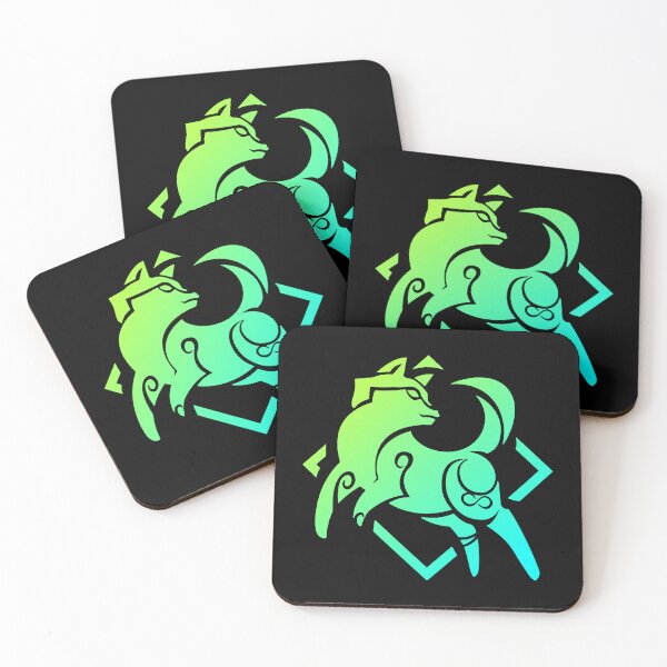 Item preview, Gorou Genshin Impact Character Neon Aestetic Symbol designed and sold by Kubala Designs.