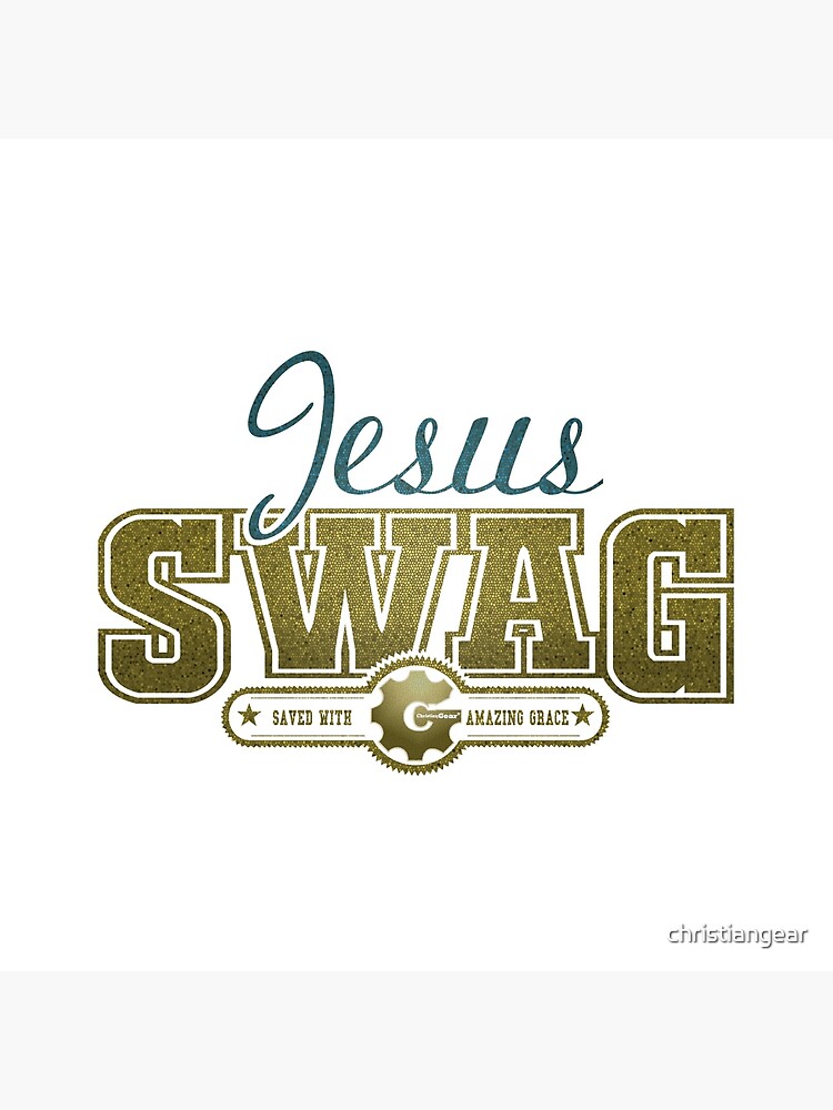"Jesus SWAG" Throw Pillow for Sale by christiangear Redbubble