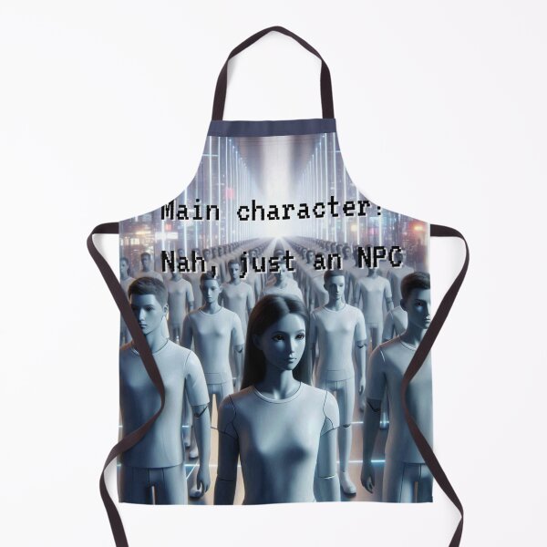 Item preview, NPC Vibes - Main Character? Nah, just NPC! designed and sold by nature. electrified..