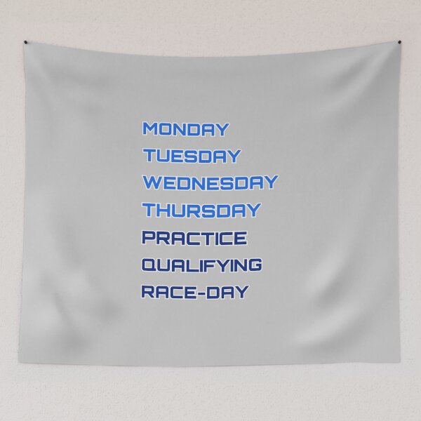 Item preview, William - Days of the race week designed and sold by ClanRaeDesign.