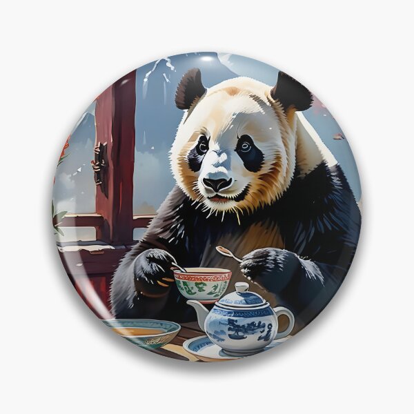 Item preview, Panda Tea Time designed and sold by Paw's Arts.