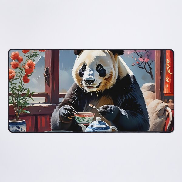 Item preview, Panda Tea Time designed and sold by Paw's Arts.