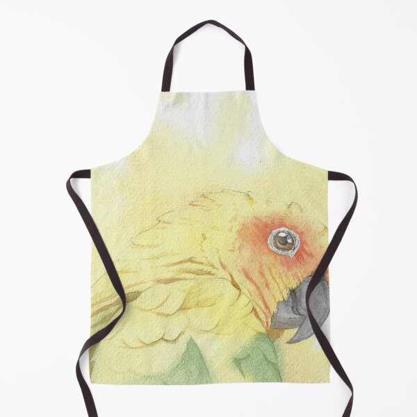 Item preview, Copy of Sun conure parakeet parrot watercolor portrait designed and sold by L'Atelier Oranjade.