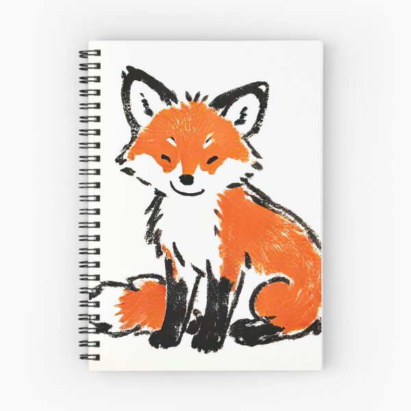 Item preview, Lindo boceto de tinta de un pequeño zorro designed and sold by SunkenCost.