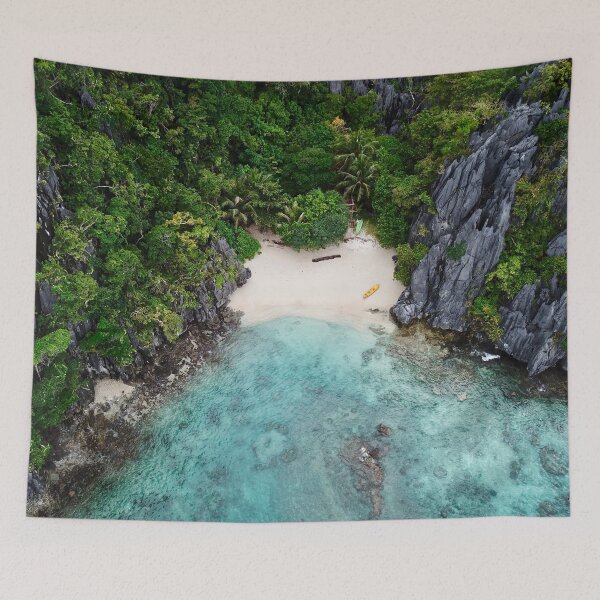 Item preview, Isolated Beach in The Philippines Islands  designed and sold by The-Drone-Man.
