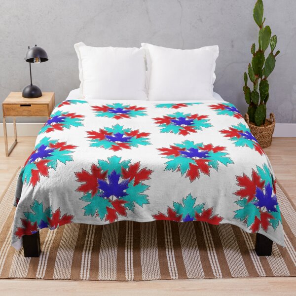 Item preview, Maple leaf red N teal designed and sold by TerenceLacey.