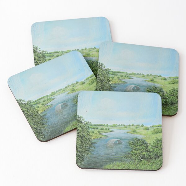 Item preview, Round Bridge - Bridge in the River designed and sold by art paintings.
