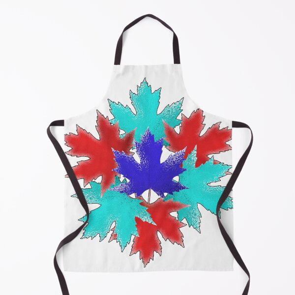 Item preview, Maple leaf red N teal designed and sold by TerenceLacey.