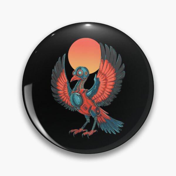Item preview, Retro Futuristic Bird designed and sold by Into The Rabbit Hole.