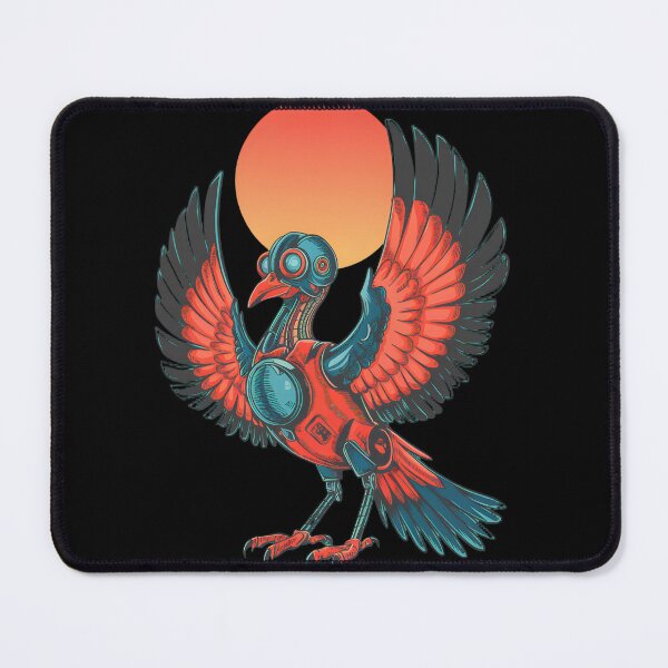 Item preview, Retro Futuristic Bird designed and sold by Into The Rabbit Hole.