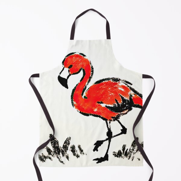 Item preview, Cute Art Simplified Anime Style Flamingo Ink Sketch designed and sold by SunkenCost.