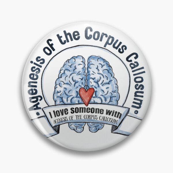 Item preview, I love someone with Agenisis of the corpus callosum  designed and sold by Lillieoandco.