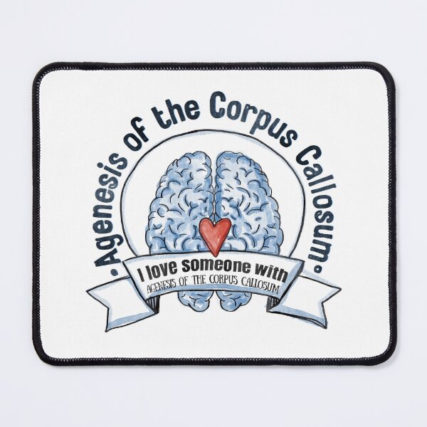 Item preview, I love someone with Agenisis of the corpus callosum  designed and sold by Lillieoandco.