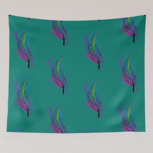 Item preview, Piuma colorata ad acquerello  designed and sold by Art17-.
