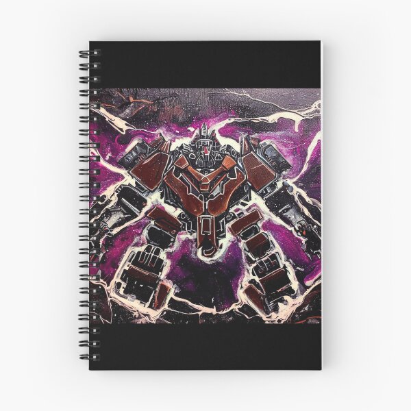 Item preview, Mech Robot Acrylic Pour Painting 044  designed and sold by Paws Of Aries.
