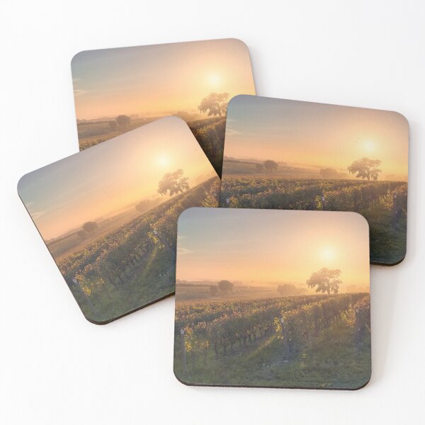 Item preview, Bolgheri vineyards in a foggy sunset designed and sold by Stefano Orazzini.