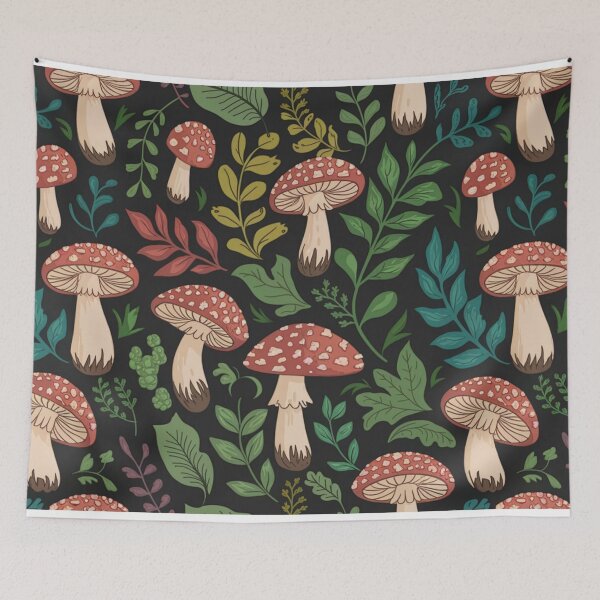 Item preview, Colorful Mushrooms for Nature Enthusiasts designed and sold by ChainsArt.